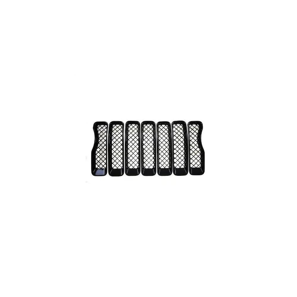 7 Piece Grille Overlay - Black - CTCABS6490B